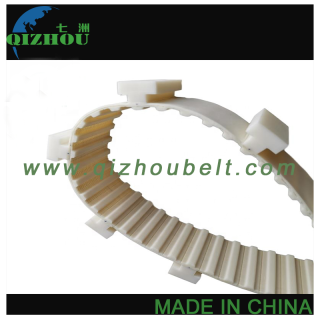 Customized Baffles T20 Off-White Polyurethane Industrial Synchronous Belt