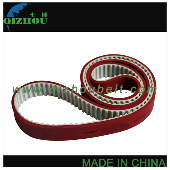 Power Transmission H PU Timing Belt With APL Red Rubber Coating - Click Image to Close