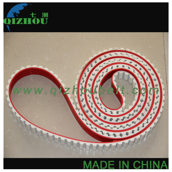 PU Industrial Timing Belt At20 with Apl Red Rubber for Mechanical Equipment - Click Image to Close