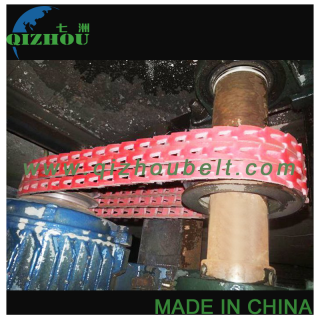 PU Link Belt Powerful Twist Belt Without Nuts Use In Extreme Environment