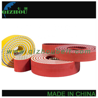 PU Synchronous Timing Belt With Red Or Yellow APL Coating