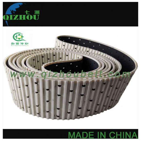 Ремень привода ГРМ T10 из полиуретана с черным резиновым покрытием и пробивкой отверстий Ремень привода ГРМ T10 из полиуретана с черным резиновым покрытием и пробивкой отверстий