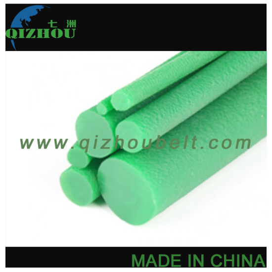 Transmission Round Belt Green Rough Round Polyurethane PU Round Belt - Click Image to Close