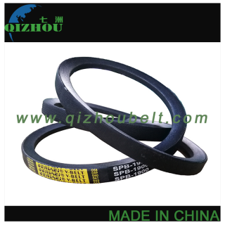 Transmission Rubber Wrapped Narrow V Wrap Belt SPB Type