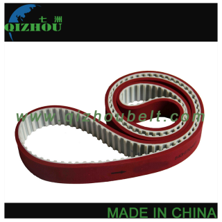 Power Transmission H PU Timing Belt With APL Red Rubber Coating