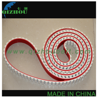 PU Industrial Timing Belt At20 with Apl Red Rubber for Mechanical Equipment